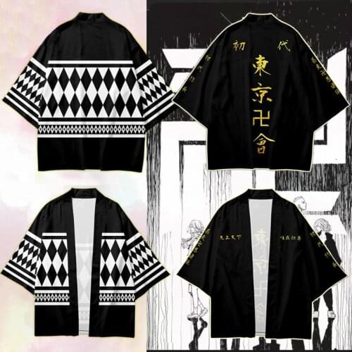 Anime Tokyo Revengers Cosplay T-shirt Tokyo Manji Gang Tops Sano Manjiro Ryuguji Ken Hanagaki Takemichi Haori Women Men T Shirt