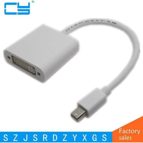 Hot Mini DP to DVI Adapter Male to Female Thunderbolt Mini Display Port DisplayPort V1.2 to DVI Connector