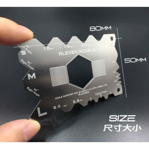 KNL HOBBY Alexen Model AJ0060 G armor military model C-angle plate stock