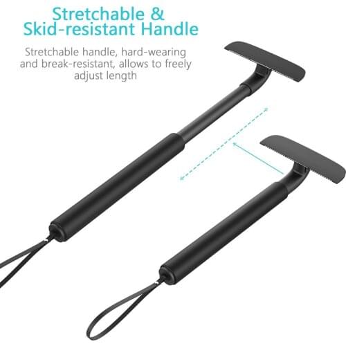 Easy Use Back Shaver Adjustable Shavers Men Back Hair Remover Stretchable Razor Body Hair Trimmer Removal Tool Detachable