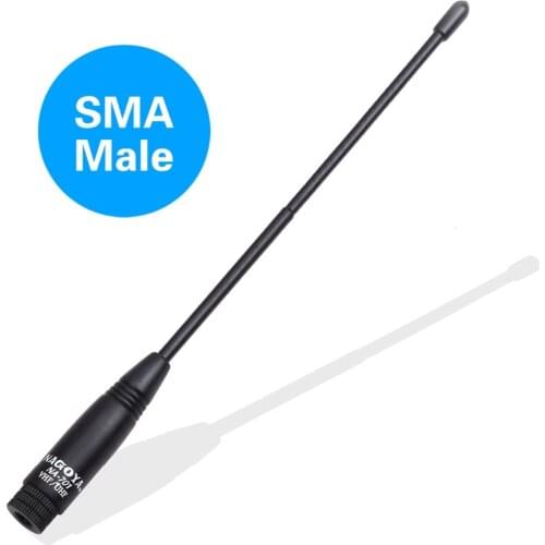 Nagoya NA-701 SMA-Male Dual Band 144/430Mhz 2.15dB Antenna NA701 NA 701 for Baofeng TH-UVF9 TH-UV3R TYT Wouxun Walkie Talkie