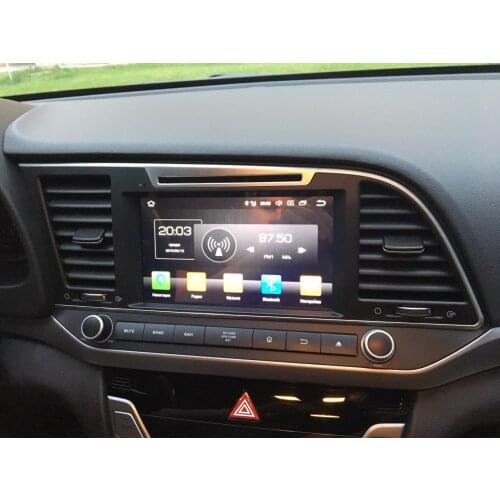 Navirider Android 10 CAR Radio player for Hyundai Elantra 2017 DVD car gps Head unit Multimedia support aux camera and steering