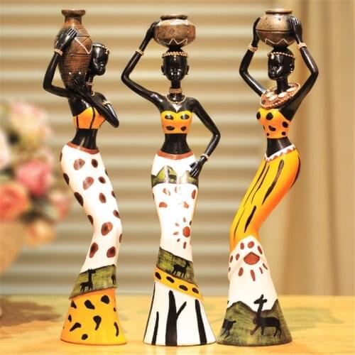New creative gifts unique doll resin ornament artificial crafts woman home hotel decor figurine table bookshelf TV ark saloon