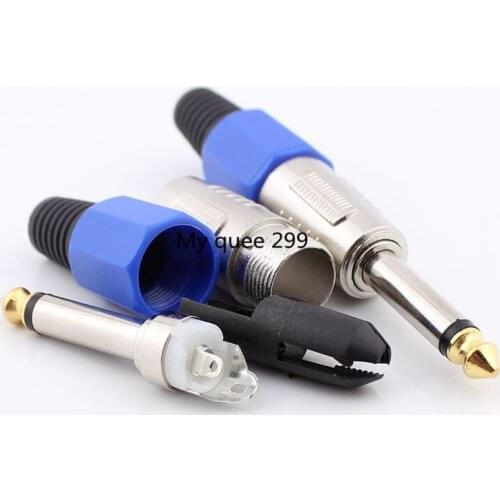 Single channel welding common head audio public head 6.5 microphone microphone plug (sophomore core) amplifie