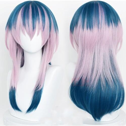 Anime Tokyo Revengers Rindo Haitani Cosplay Wig Tenjiku Pink Hair Heat Resistant Synthetic Hair with Free Wig Cap Accessories