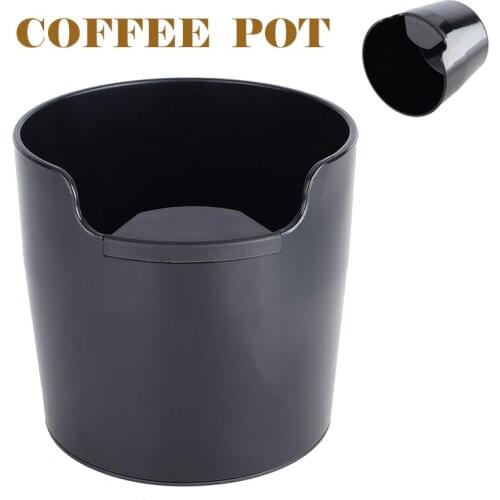 Anti Slip Espresso Grinds Coffee Bin Coffee Knock Box Tamper Waste Press Container Tamp TubeShock-absorbent With Detachable
