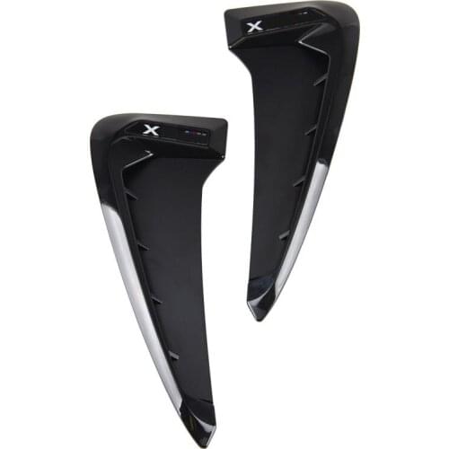 For BMW X5 F15 2014 2015 2016 2017 2PCS Car Side Wing Air Flow Fender Grill Outlet Intake Vent Cover