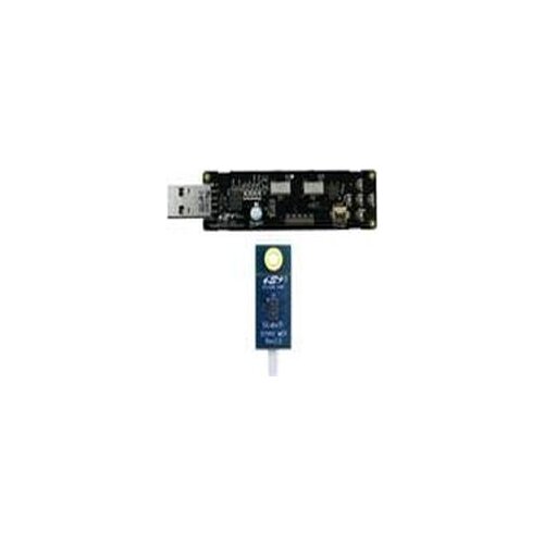 SI1147-M01-EVB Optical Sensor Development Tools Sensor toolstick USB dongle, Si1147-M01 postage stamp board, and I2C cable