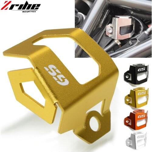 Motorcycle Rear Brake Fluid Reservoir Guard Cover Protector For BMW F700GS F800GS ADV 2013 2014 2015 2016 2017 2018