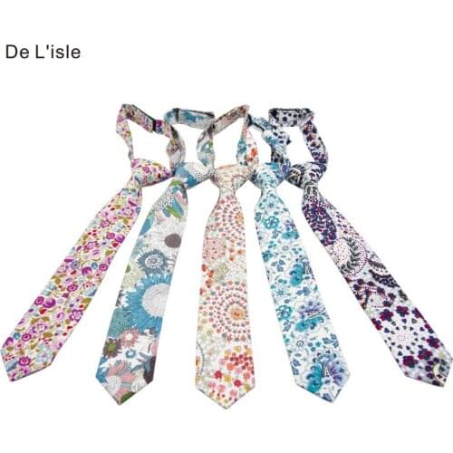 100% Cotton Tie for Children School Kids Pre Tied Necktie Preppy Premium Family Gift