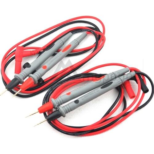 2 pair 4pcs /1000V 20A Universal probe 42 cooper wires Test Lead Wire Probe Cable for Multimeter free shipping