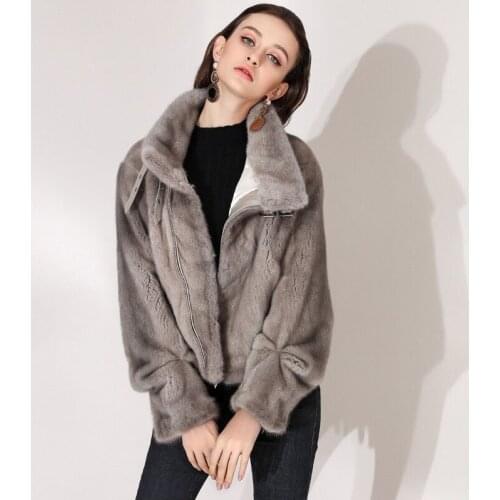 2021 Brand luxury women natural Imported Danish mink fur coat velvet shot style with sashes elegant lady