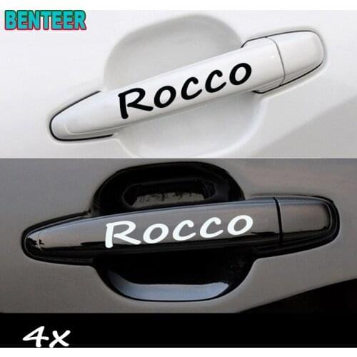 4pcs car door handle decals sticker For Volkswagen Scirocco
