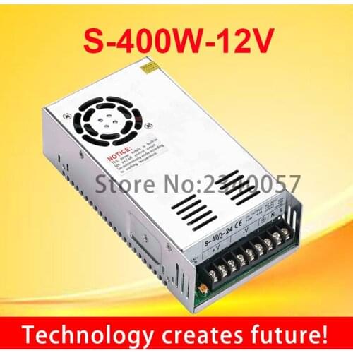 400W 12V 33A Single Output Switching power s-400-12