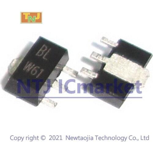 50 PCS BCX56-16 SOT-89 BL NPN SILICON PLANAR MEDIUM POWER TRANSISTORS