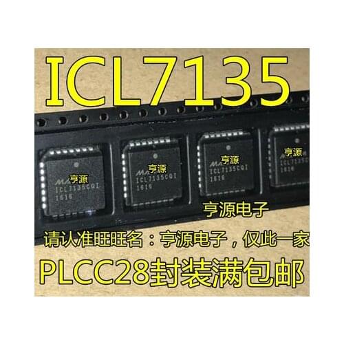 Free shipping 10PCS ICL7135 ICL7135CQI PLCC28
