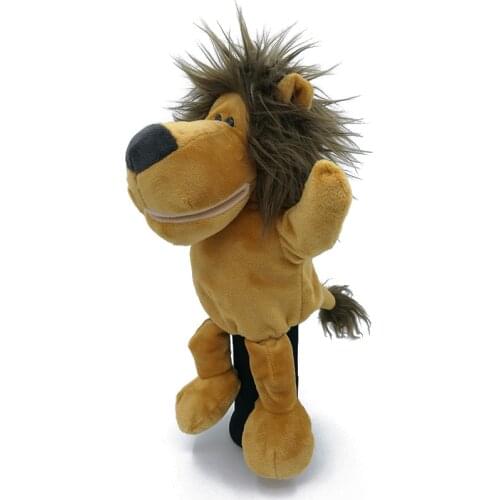 Cartoon Lion Golf Driver Headcover 460cc Animal Head Cover Golf Club Accessories 2 Colors Mascot Novelty Cute Gift