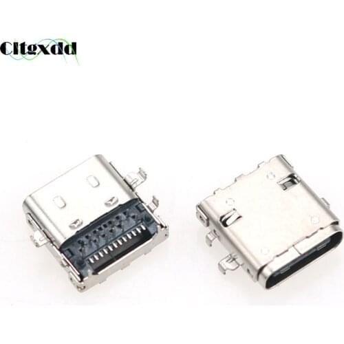 Cltgxdd 1PCS For HP ENVY 13-AD 13-AD000TX TYPE-C USB 3.1 Jack Female Socket Type C Charge Port Connector