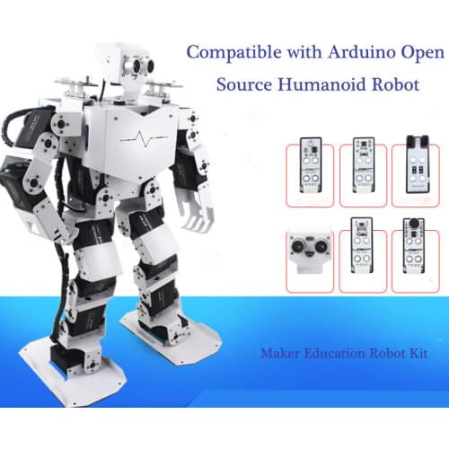 DIY Humanoid Secondary Development Compatible with Programming Robot Kit Kids Educational High-Tech Toys