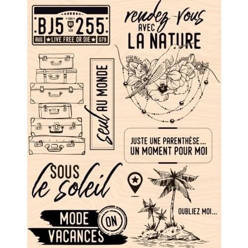 French clear Stamp Transparent seal for DIY scrapbooking/Card Making c533