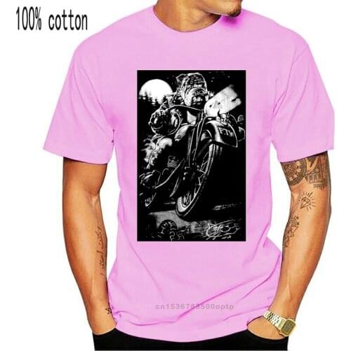 Big Men T Shirt Biker Bulldog Decal Tee Plus Size Big Tall 4X 5X 6X 7X 10X