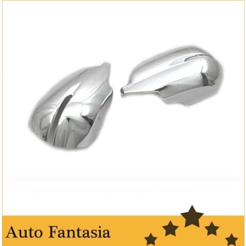 Chrome trim strips chrome side mirror cover with Integrate cutout - for Honda CRV 2012 Up - free shipping