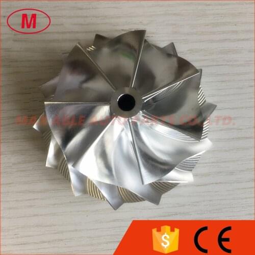 HX40 66.30/84.00mm 7+7 blades high performance Turbocharger Billet/milling/aluminum 2024 compressor wheel