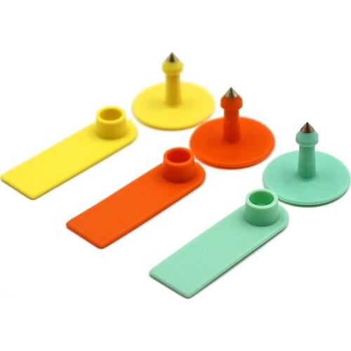 200Set Livestock Sheep Goat Ear Tags Identification Ear Signage Animal Identification Feeding Device Sheep Swine Cattle Ear tags