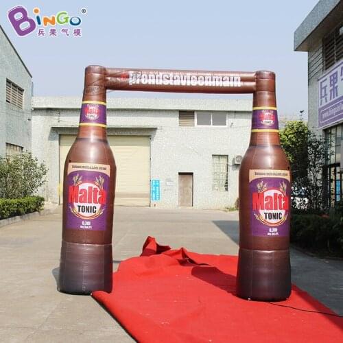 Custom Made 4x3 Meters Advertising Inflatable Beer Bottle Arch for Decoration Toys BG-A1346