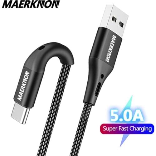 USB Type C Cable Fast Charge Phone Charging Wire For Samsung S20 S10 Xiaomi mi 10 Huawei P40 Mobile Phone Charger кабель type c