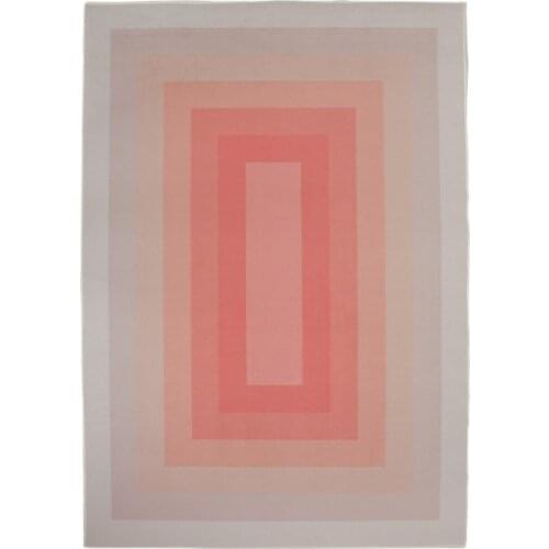 Gradient Color Rug Bedroom Girl Princess Ins Wind Bedside Mats Living Room Rectangular Polyester Carpet