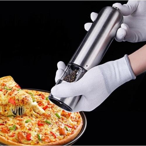 Fashion Hot New Arrive Stainless Steel Electric Kitchen Tool Salt Pepper Mill Grinder muller SN678