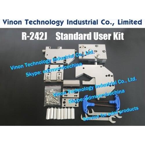 Wire EDM R-242J Standard User Kit adjustable in three axes, for clamping round shape Ø8-Ø90mm, rectangle shape L=100mm and thick