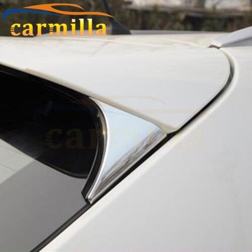 Fit for Nissan Qashqai 2014 2015 2016 Car Cover Styling ABS Accessories Rear Tail Window Windshield Side Triangle Trim Sticker