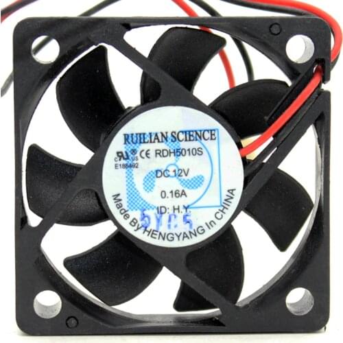 Brand new original RDH5010S 5cm 5010 50x50x10mm 12V0.16A computer chassis CPU motherboard cooling fan