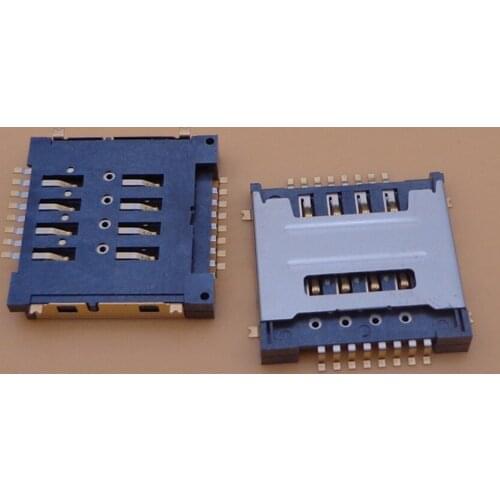 2PCS new sim card reader socket for Lenovo S660 A690e S686 S720i a780e A529 sim card connector Slot Tray