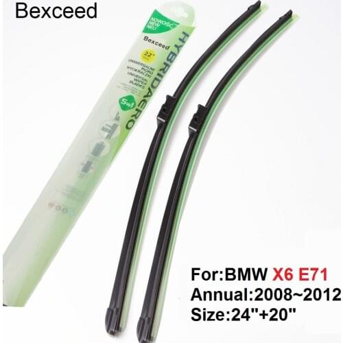 For BMW X6 E71 24"+20" Bexceed of Car Windshield Windscreen Wiper Blade 2008 2009 2010 2011 2012