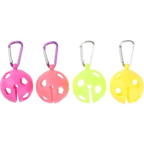 Gohantee Durable Golf Ball Silicone Holder Container Carrier Carry Bag Pouch Holders One Ball for Kids Adult Golfing Accessories