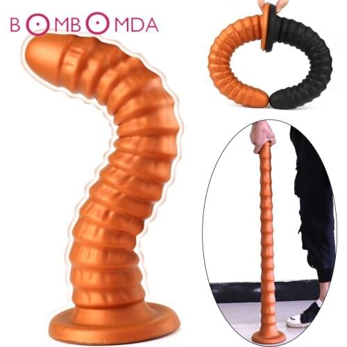Super Soft Big Dildo Butt Plug Men Prostate Massager Huge Screw Vagina Anal Dildo With Suction Cup Adult Sex Toys For Women Men