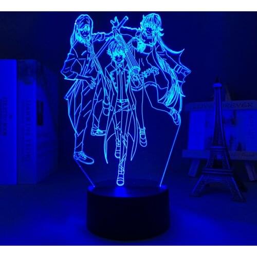 3d Led Lamp Anime Figure Return of Kings K for Kids Bedroom Decoration Night Light Lighting Birthday Gift Room Decor Desk Lamp
