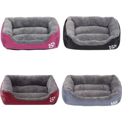Pet Bed Warm Pet bed Sofa For Small Medium Large Dog Soft Pet Bed For Dogs Washable House For Cat Puppy Cotton Kennel