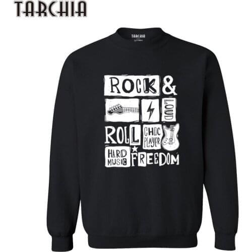 TARCHIA 2021 Autumn European Style Hoodies Hoody Pullover Rock Roll Freedom Sweatshirts Clothes Sportswear Sweatshirt Men