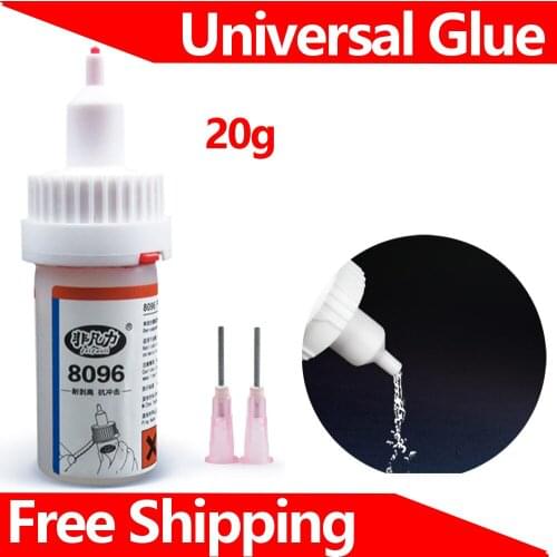 Universal Glue Plastic Metal Cermet Acrylic Glass Wood Special Transparent Quick-drying Strong Glue 20g Universal Adhesive