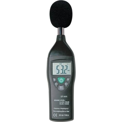 Sound level volume noise Db test The decibel meter 30--130db
