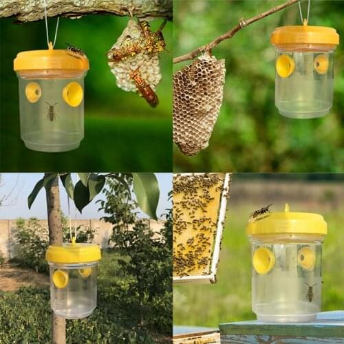 New Arrival Outdoor Pest Control Tool Hanging Bottle Fly Wasp Trap Fruit Flies Insect Killer Honey Bee Catcher Traps Tools