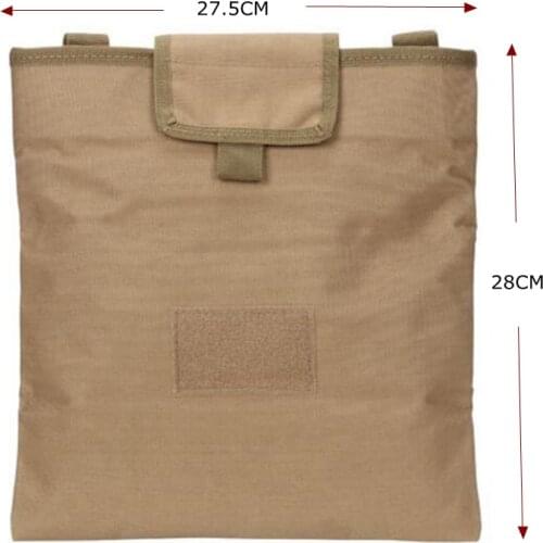 Utdoor Sports Airsoft Gear Molle Combat Hiking Bag Vest Accessory Camouflage Recycle Pack Tactical Dump Pouch