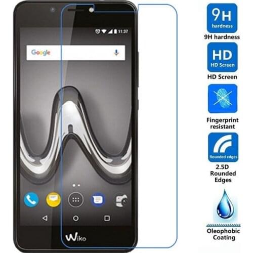 Tempered Glass For Wiko Tommy 2 Plus Robby 2 Slide 2 Pulp FAB High Quality Protective Film Explosion-proof Screen Protector