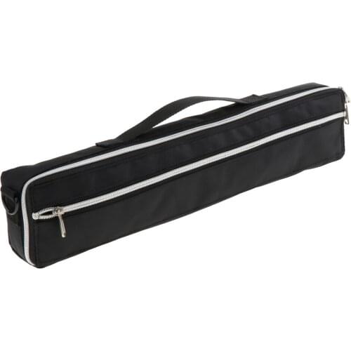 1 Set Canvas Bag Handbag with Leather Cover Case Hard for 17 Holes Flute Parts