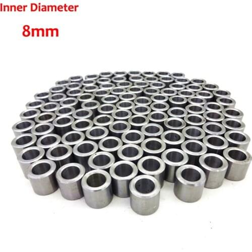 10Pcs ID 8MM Steel Drill Sleeve Brushing metal Bushing axle sleeve Bearing Jig Bushes (Inner Dia. X Outer Dia. X Height)