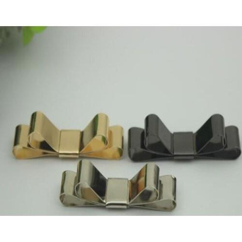 10pcs/lot luggage bag hardware accessories diy metal bowknot decorated buckle shoe buckle adornment bag hardware accessories